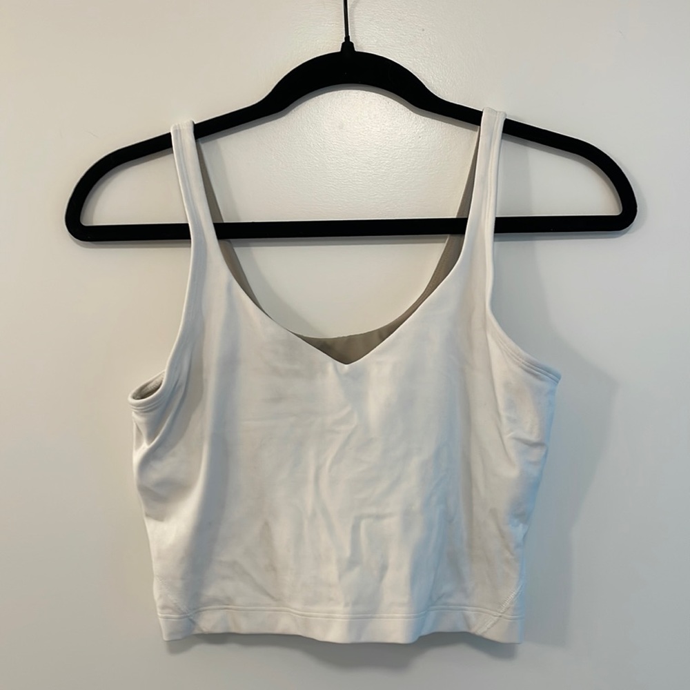 White Lulu Align Tank